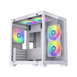 Maxcool Inferno MC5 Micro ATX Gaming Computer Case (White)