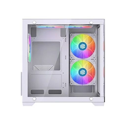 Maxcool Inferno MC5 Micro ATX Gaming Computer Case (White)