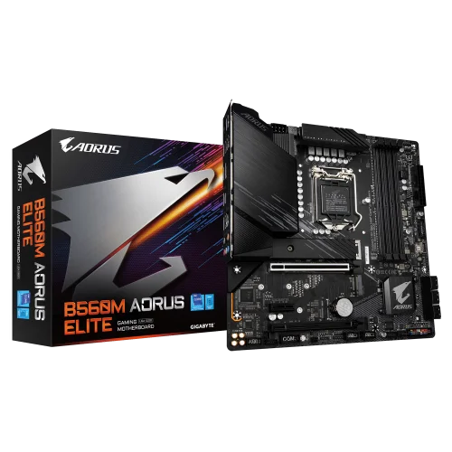 Gigabyte B560M AORUS ELITE Intel 10th and 11th Gen Micro ATX Motherboard