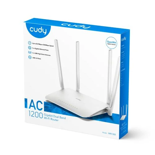 Cudy WR1300 AC1200 Dual Band WiFi Router