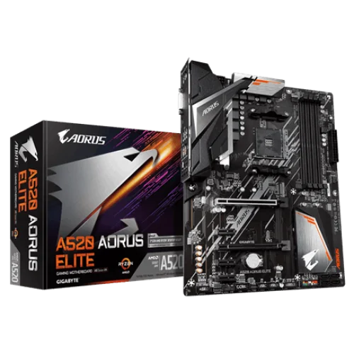 Gigabyte A520 Aorus Elite AMD AM4 ATX Gaming Motherboard
