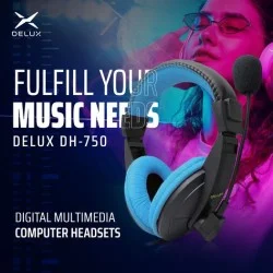 Delux DH-750 Multimedia Headphone