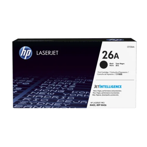 HP 26A Black Original LaserJet Toner Cartridge (For M402DN)