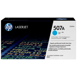 HP 507A Cyan Original LaserJet Toner Cartridge (For CLJ M551N, D, DN)