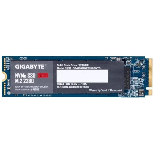 Gigabyte 512GB M.2 2280 PCIe 3.0 x4 NVMe 1.3 SSD