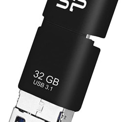SP FLASH DRIVE SP032GBUC3C50V1K 32GB USB-C Flash Drive Mobile C50 Black