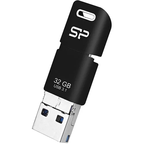 SP FLASH DRIVE SP032GBUC3C50V1K 32GB USB-C Flash Drive Mobile C50 Black