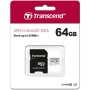 Transcend 64GB Micro SD UHS-I U1 Memory Card with Adapter (TS64GUSD300S-A) Transcend 64GB Micro SD UHS-I U1 Memory Card with Adapter (TS64GUSD300S-A)
