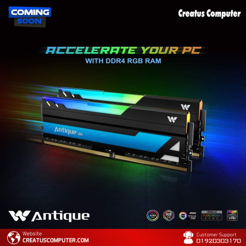 Walton Antique RGB 8GB DDR4 2400/3200MHz Ram