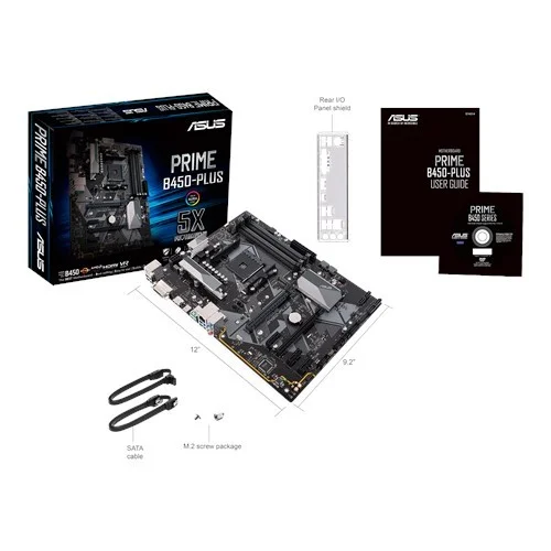 Asus Prime B450-PLUS AMD AM4 ATX Motherboard
