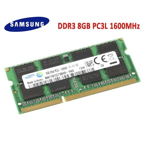 Samsung 8GB 1600MHz DDR3 PC3L Laptop RAM