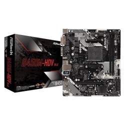 ASRock B450M-HDV R4.0 AMD Motherboard ASRock B450M-HDV R4.0 AMD Motherboard
