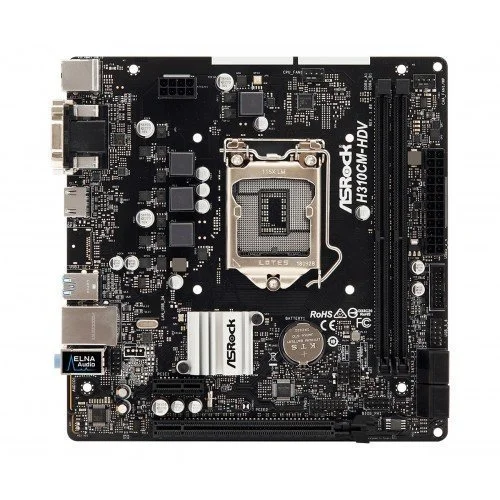 ASRock H310CM-HDV 9th & 8th Gen Micro ATX DDR4 Motherboard