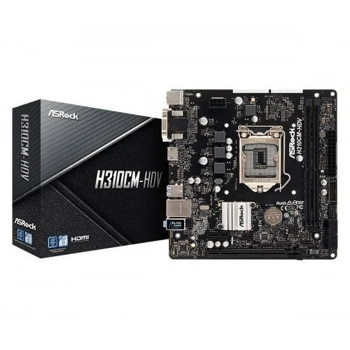 ASRock H310CM-HDV 9th & 8th Gen Micro ATX DDR4 Motherboard