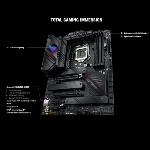 ASUS ROG STRIX B560-E GAMING WIFI 10th and 11th Gen ATX Motherboard