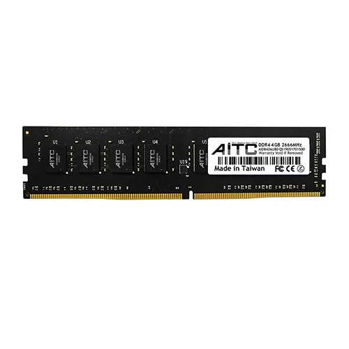 AiTC 4GB DDR4 UDIMM 2666Mhz Desktop Ram