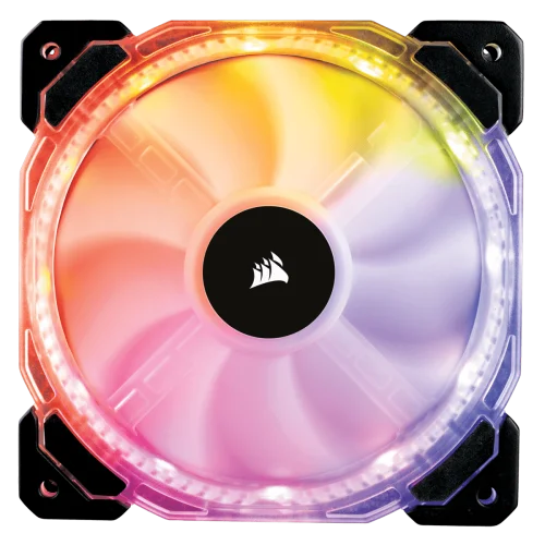 Corsair HD140 RGB LED High Performance 140mm PWM Fan Twin Pack With Controller