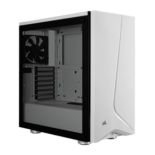 Corsair Carbide Spec-06 Tempered Glass Mid-Tower Gaming case-White