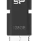 SP FLASH DRIVE SP128GBUC3C50V1K 128GB USB-C Flash Drive Mobile C50 Black