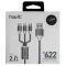 Havit Data and Charging Cable 3 in 1 USB cable (micro Lightning Type-C) (H622)