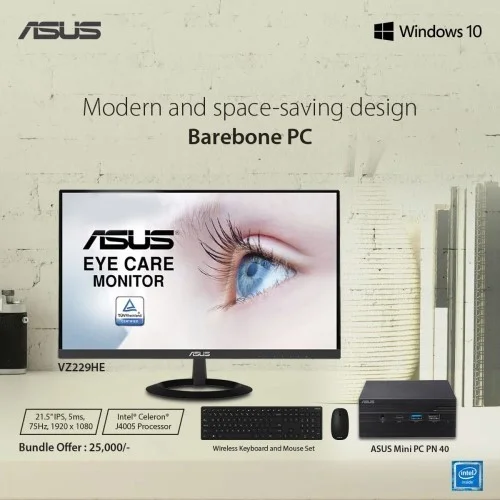 Asus Mini PC PN40 and VZ229HE Monitor Bundle Offer
