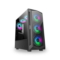 Evolur RO6 Glass Mid Tower Rgb Gaming Casing