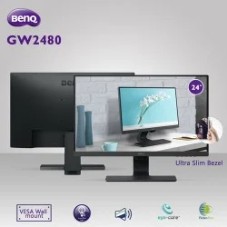 BENQ GW2480 23.8 INCH EYE-CARE IPS MONITOR