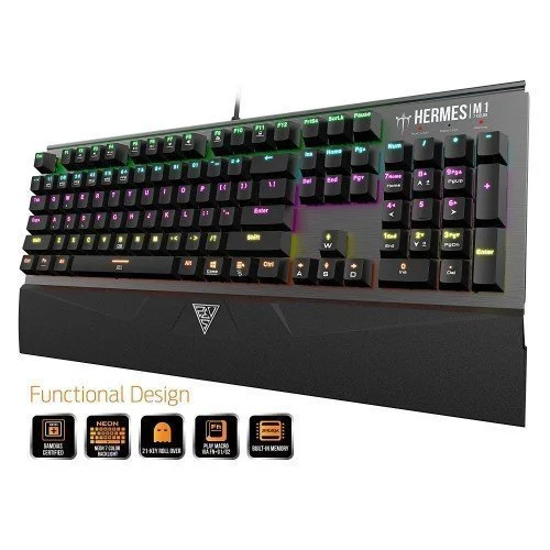 GAMDIAS HERMES M1 7 Color Mechanical Keyboard