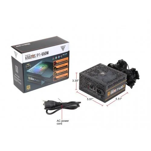 Gamdias KRATOS P1 650G 80+ Gold ATX Power Supply