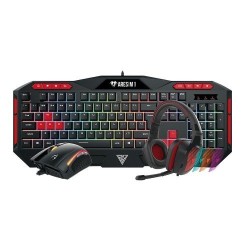 Gamdias Poseidon M1 3 IN 1 Combo (ARES M1 Keyboard+Zeus E2 Mouse+Eros E1 Headphone)