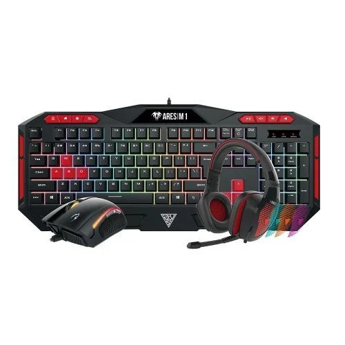 Gamdias Poseidon M1 3 IN 1 Combo (ARES M1 Keyboard+Zeus E2 Mouse+Eros E1 Headphone)