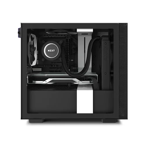 NZXT H210 Tempered Glass Mini ITX Casing (White)