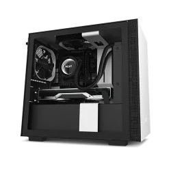 NZXT H210 Tempered Glass Mini ITX Casing (White)