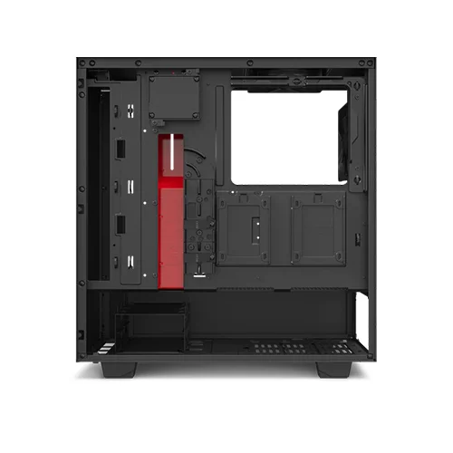 NZXT H510i Compact Mid Tower RGB Gaming Casing (Black/Red)