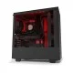 NZXT H510i Compact Mid Tower RGB Gaming Casing (Black/Red)