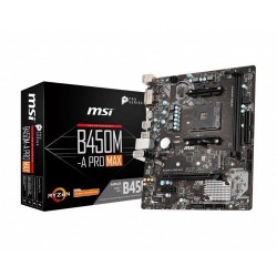 MSI B450M-A PRO MAX AMD AM4 Motherboard MSI B450M-A PRO MAX AMD AM4 Motherboard