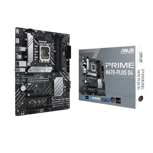 ASUS PRIME H670-PLUS D4 12th Gen ATX Motherboard