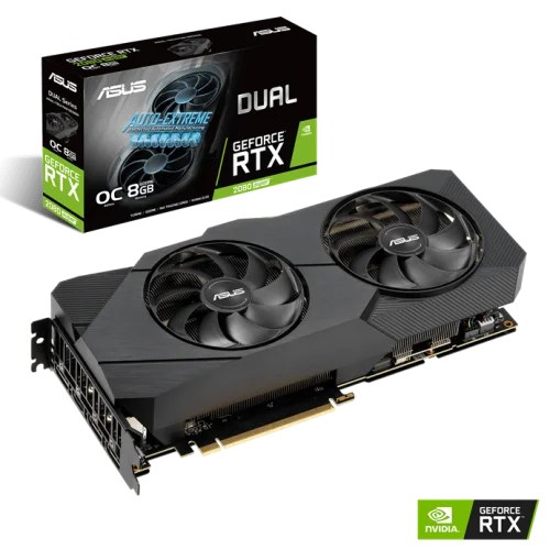 Asus Dual GeForce RTX 2080 Super EVO V2 OC edition 8GB GDDR6 Graphics Card #DUAL-RTX2080S-O8G-EVO-V2