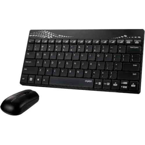 Rapoo 8000P Mini Wireless Keyboard Mouse Combo