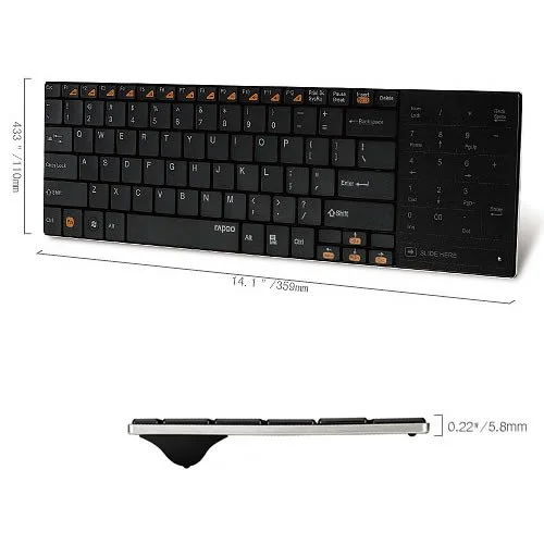Rapoo E9080 Wireless Touchpad Keyboard