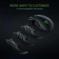 Razer Naga Trinity - Multi-color Wired MMO Gaming Mouse