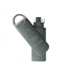 Teutons Metallic Knight Squared Duel Mode OTG+USB 32GB USB 3.1 Pen Drive