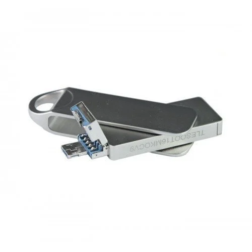 Teutons Metallic Knight Squared Duel Mode OTG+USB 32GB USB 3.1 Pen Drive