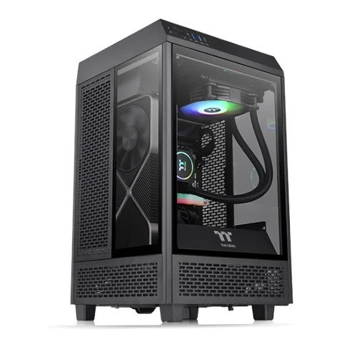 Thermaltake Tower 100 mini Black Edition Tempered Glass Mini Tower Casing