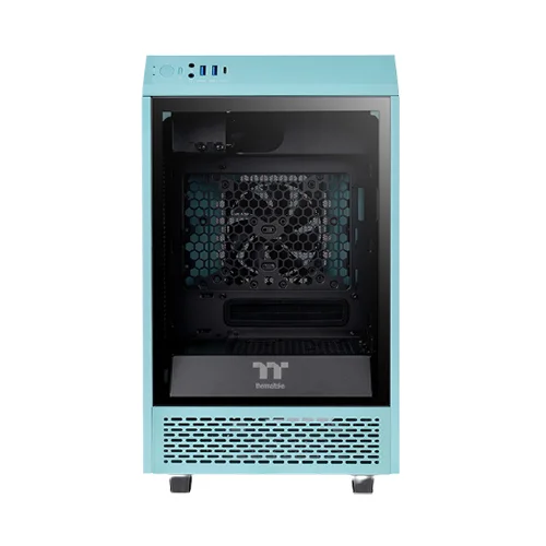 Thermaltake Tower 100 Turquoise Edition Tempered Glass Mini Tower Casing
