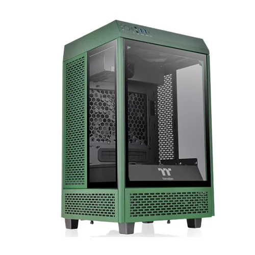 Thermaltake Tower 100 Racing Green Edition Tempered Glass Mini Tower Casing
