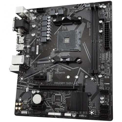 Gigabyte A520M S2H Ultra Durable AMD AM4 ATX Motherboard
