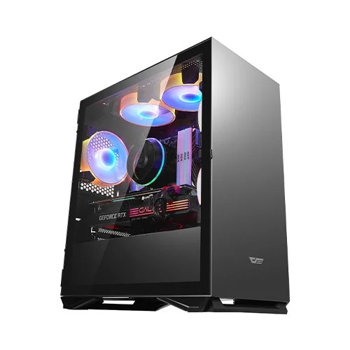 AIGO DARKFLASH DLM22 MICRO ATX CASE (BLACK)