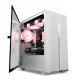 Aigo DarkFlash DLM23 Tempered Glass M-ATX Gaming Casing (White)