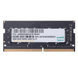 Apacer 8GB 2400Mhz DDR4 SODIMM Laptop RAM